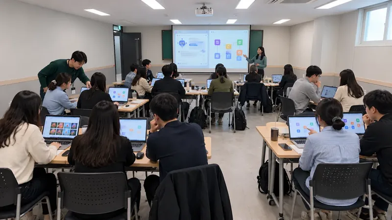 노트북을 쓰는 클래스 예시